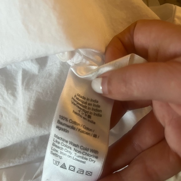 J Crew White Collard Button Up Shirt - Picture 4 of 4